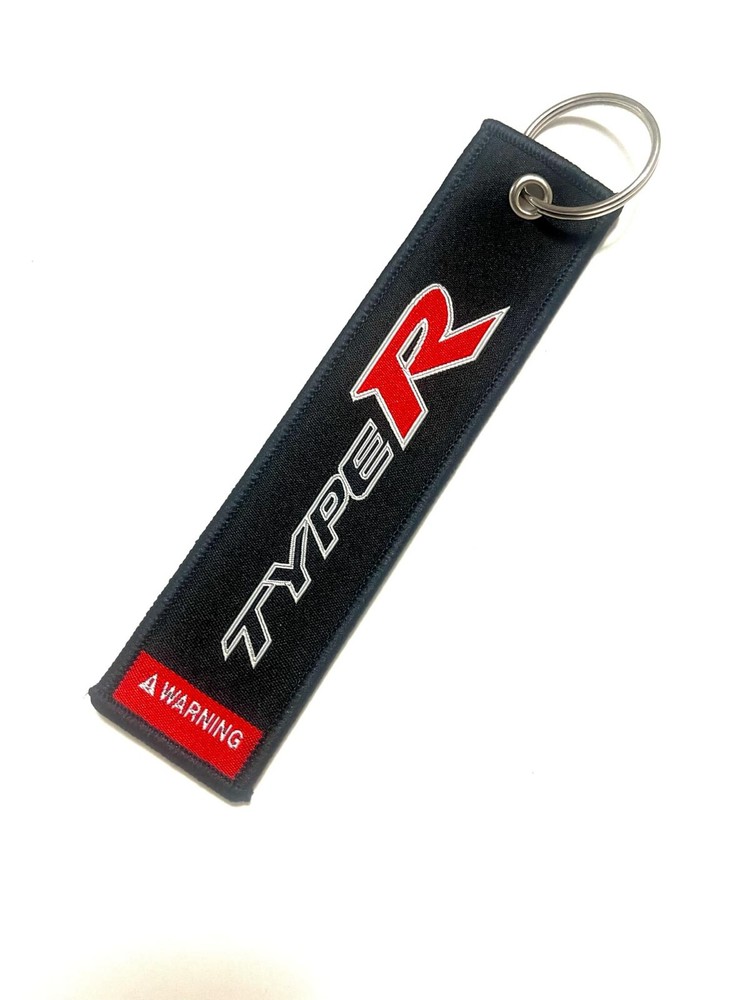 Type R Honda style 2 key tags with rings