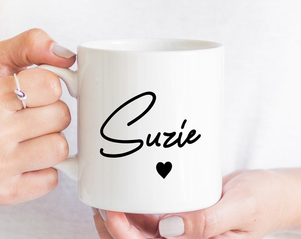 Personalized Mug Cute Mug Gift For Her Custom Name Mug Coffee Mug Enamel