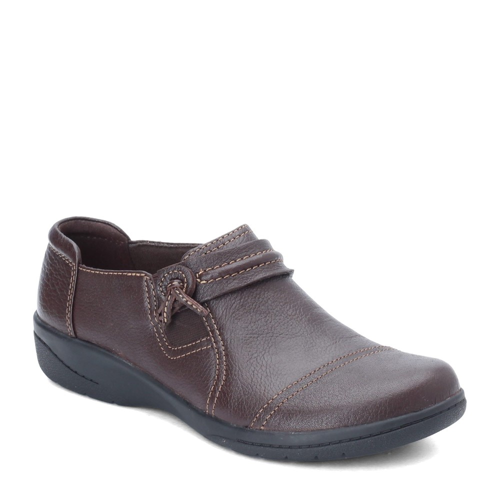 Women's Clarks, Cheyn Madi Slip-On 26128931 Brown BLEND