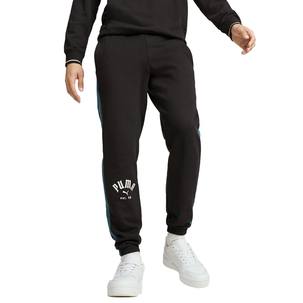 PUMA T7 Play Paris Sweatpants for Men - Black Athletic Joggers 62676801