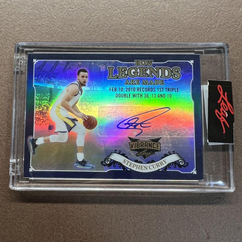 2022 Leaf Curry Stephen Curry Autographed Card Auto #7a512d