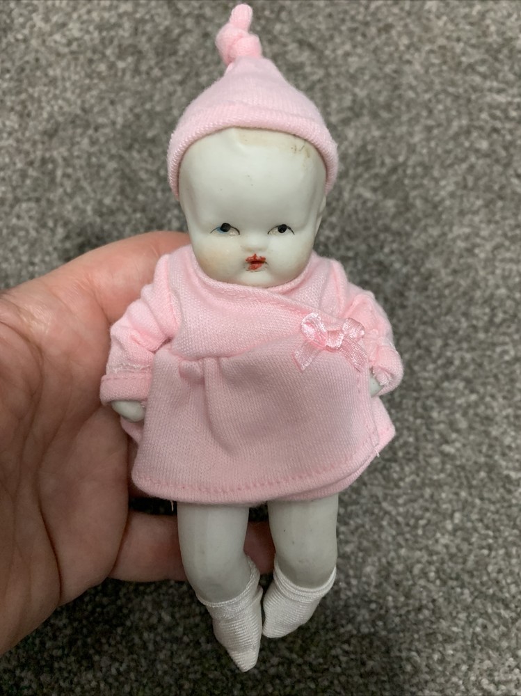 Antique Little Baby Doll Japan Jtd Limbs Bisque So Adorable Buy Now 5”-image