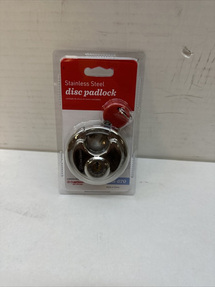 Cubesmart Storage Locker Disc Lock  ES-670 2-3/4