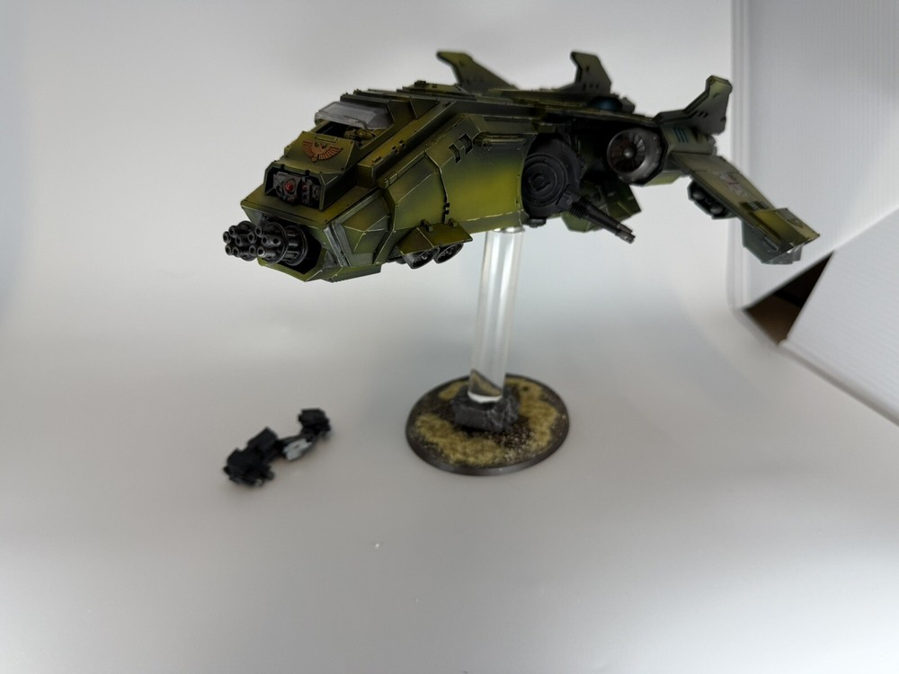 Space Marine/Chaos Space Marine Fire Raptor Gunship Forge World Horus Heresy 40k