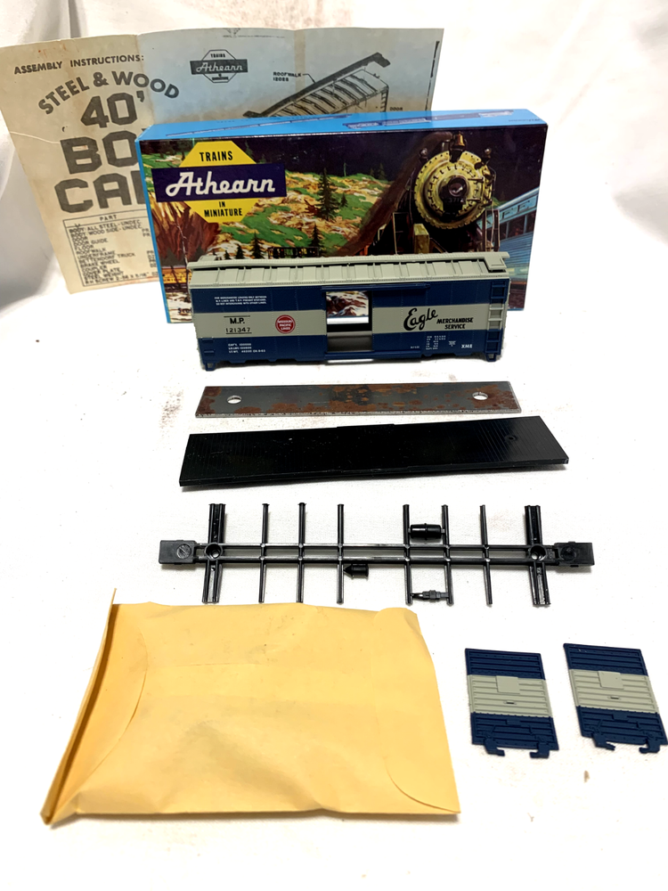 Bev-Bel Corp 1143-9 40' Boxcar HO Missouri Pacific Lines Eagle Merchandise DG85