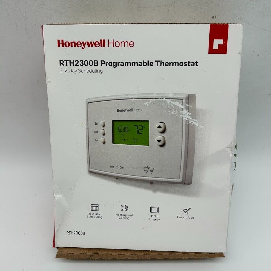Honeywell Home 5-2 Day Programmable Thermostat with Digital Backlit Display