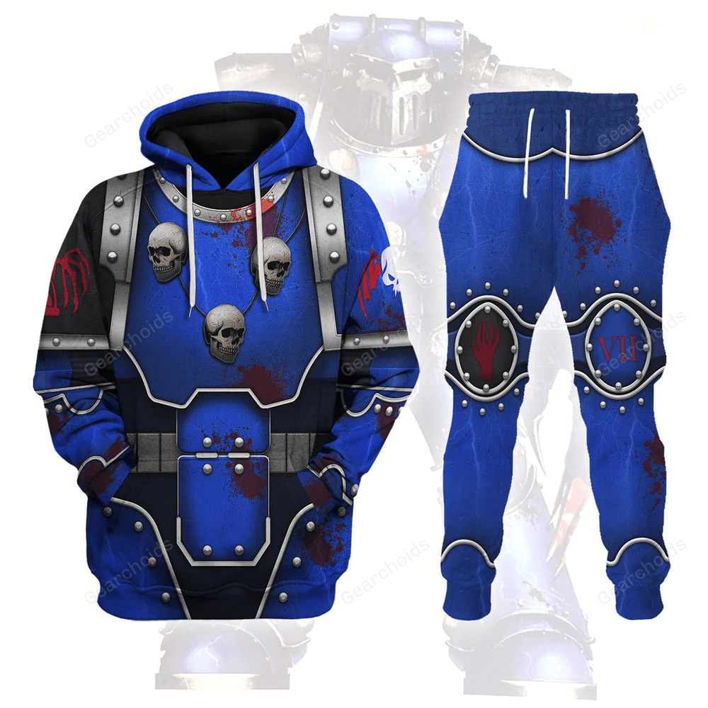 Night Lords Cosplay Set - Custom Hoodie and Sweatpants WHHS53-image