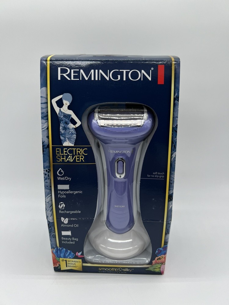 REMINGTON Smooth & Silky Electric Wet/Dry Shaver White & Purple Model WDF5030(R3