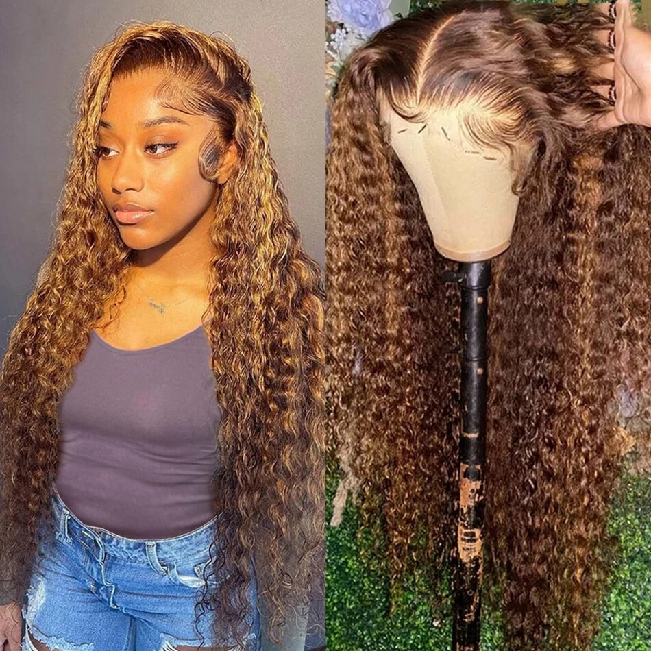 13x6 HD Lace Glueless Deep Wave Brazilian Human Hair Wig