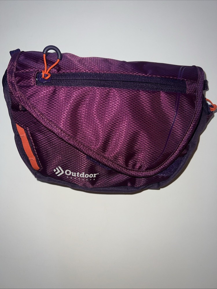 Outdoor Products Marilyn Fanny Waistpack Purse - Purple & Orange - Hiking Travel