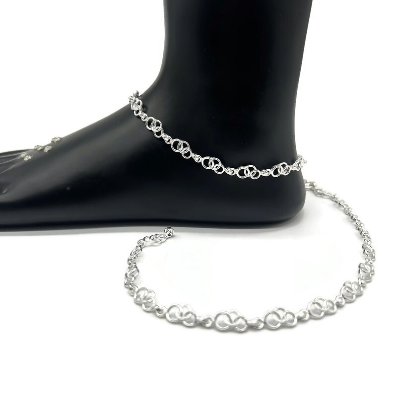 925 Sterling Silver Anklet Payal for Women Elegant & Durable-image