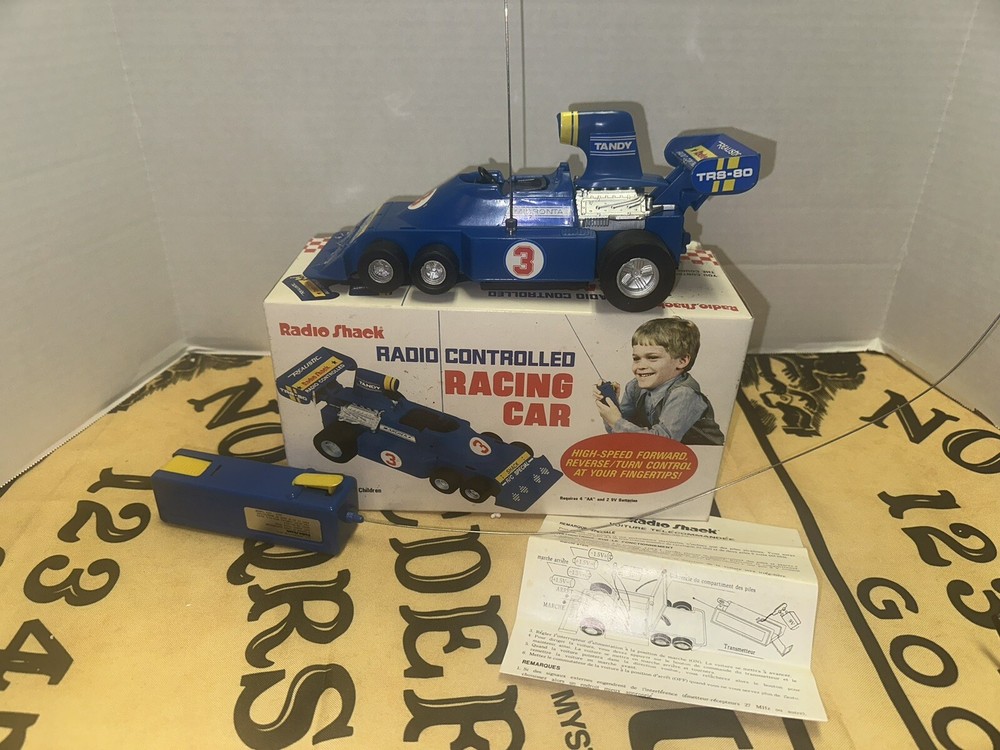 Vintage NOS 80s Formula Radio Shack RC Controlled Car Remote & Manual Tandy READ