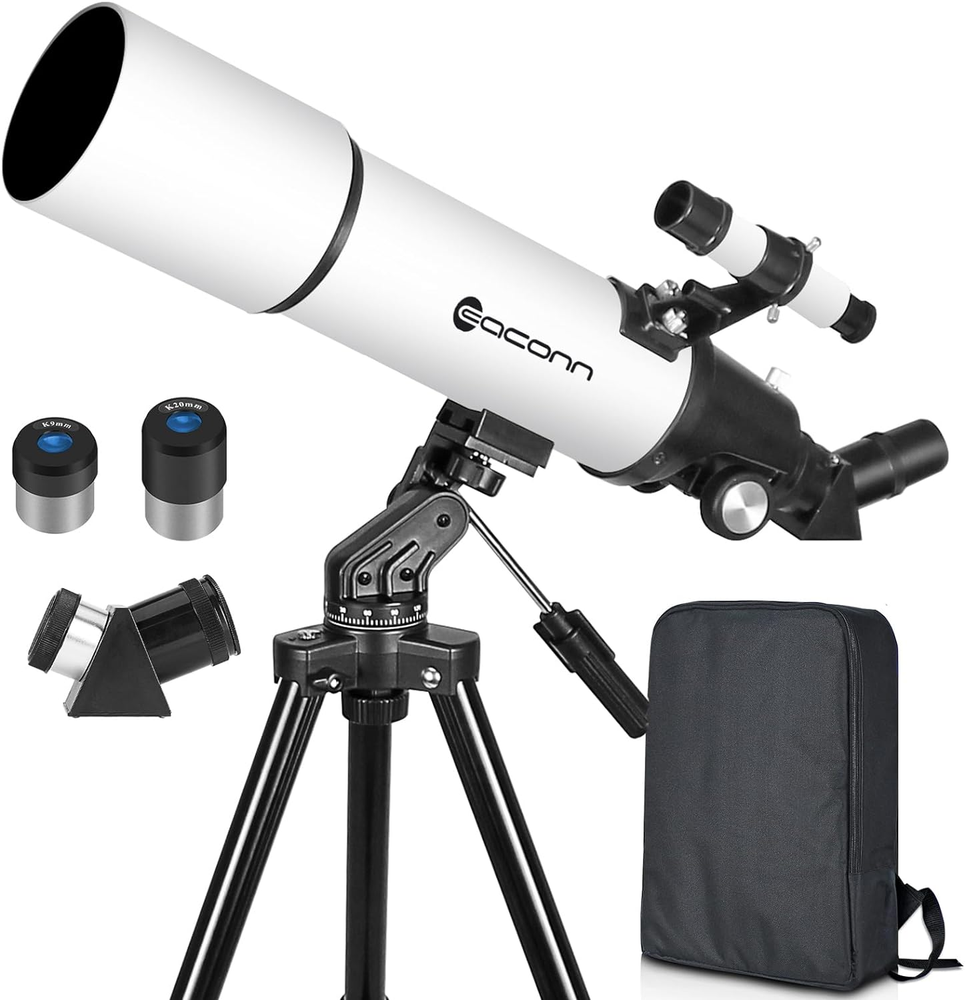 Telescopes for Adults Astronomy 80Mm Aperture 600Mm Refractor Telescope for Kids