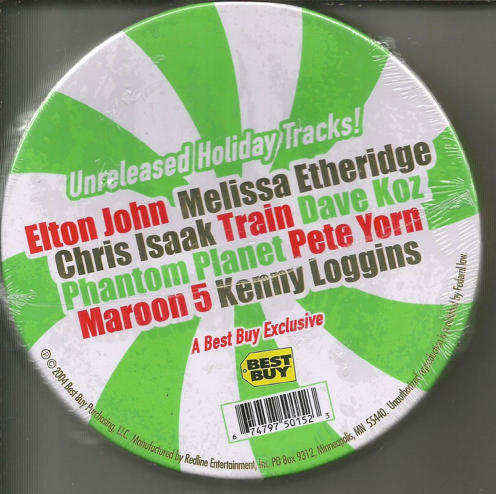 UNRELEASED CHRISTMAS PROMO CD MELISSA ETHERIDGE Phantom Planet DAVE KOZ Train