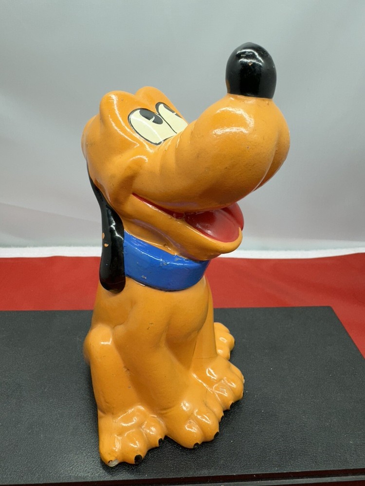 Pluto Coin Bank Walt Disney Japan - Vintage 1970s
