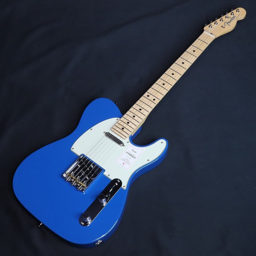 Fender Made in Japan Hybrid II Telecaster Maple Fingerboard Forest Blue   store