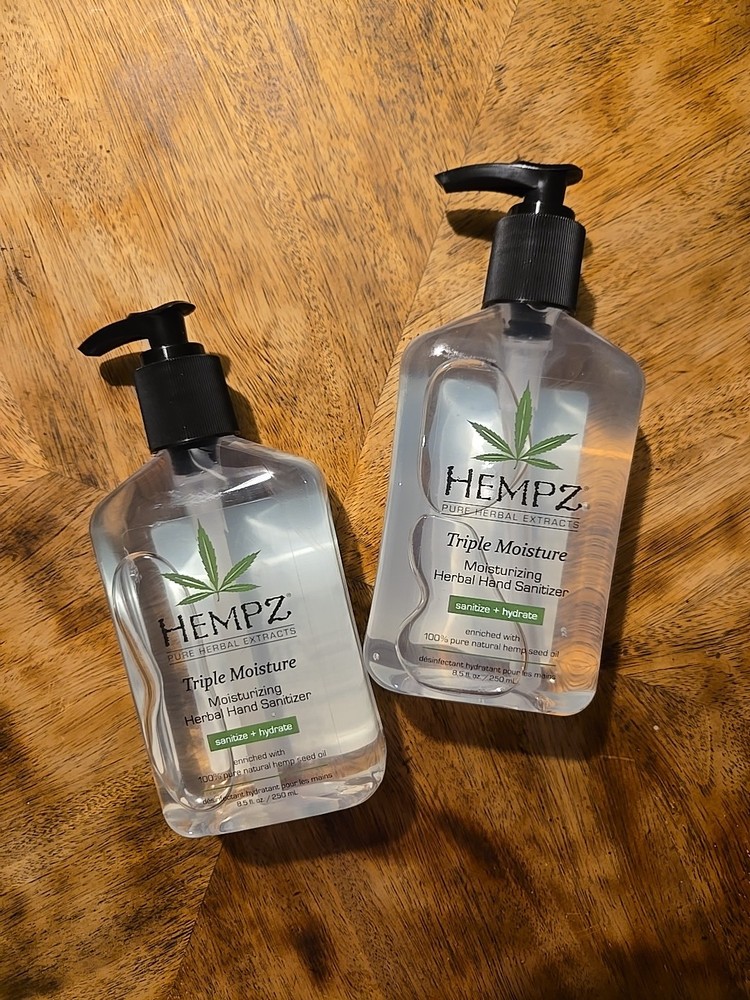 Hempz Hand Sanitizer Set Of 2 Full Size Bottles
