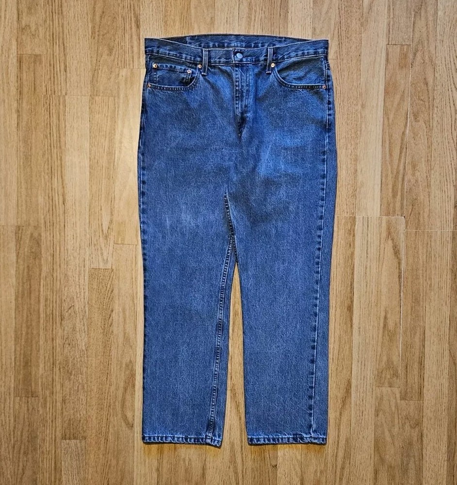 Levi's 516 Blue Straight Fit Jeans Men's Waist 38 Leg 30