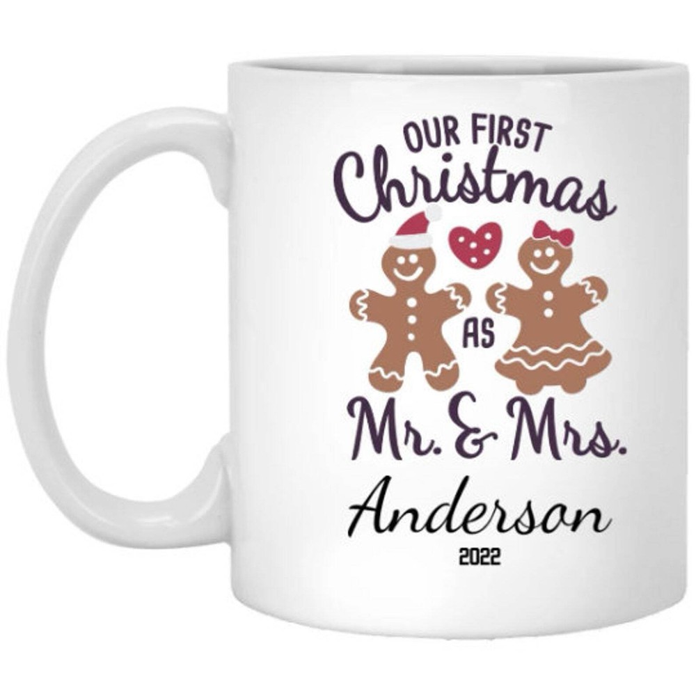 First Christmas Together Mr & Mrs Custom Mug