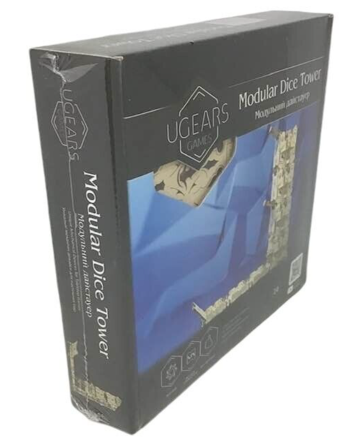 Ugears Model Modular Dice Tower Tabletop Games Toy Assemble Wood Mechanical NEW