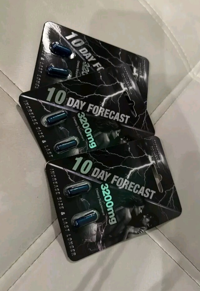 10 DAY FORECAST 3200 Male Dietary SUPLLEMENT 48 Pill!