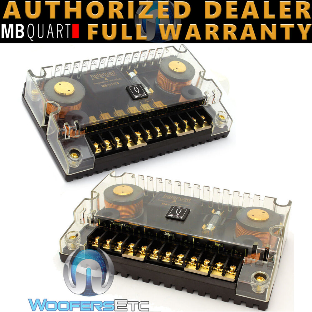 2 MB QUART QXD216 Q SERIES 2-WAY CROSSOVERS FROM ORIGINAL MBQ MADE IN GERMANY