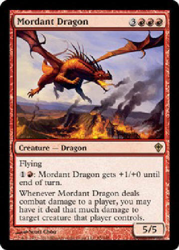 MORDANT DRAGON X4 4X Worldwake MTG Magic the Gathering Cards DJMagic