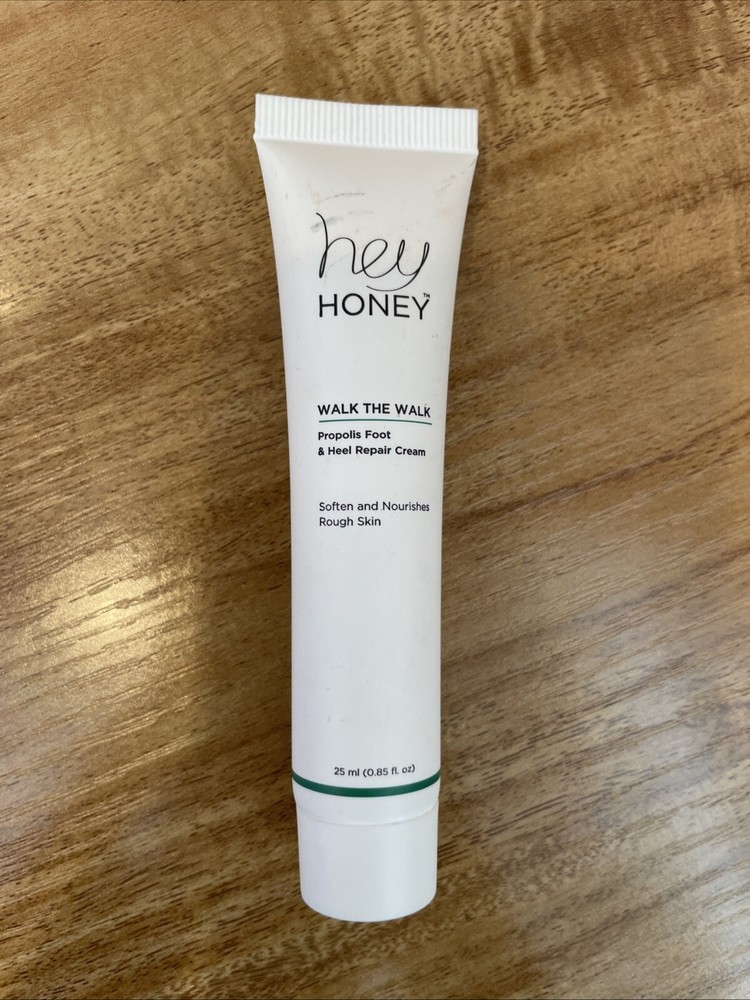 Hey Honey Walk The Walk Propolis Foot & Heel Repair Cream (25ml/0.85floz) NEW
