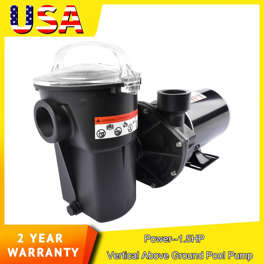 1.5Hp Pool Water Pump with Cord W3SP1580X15 For Above Ground & on-ground pool