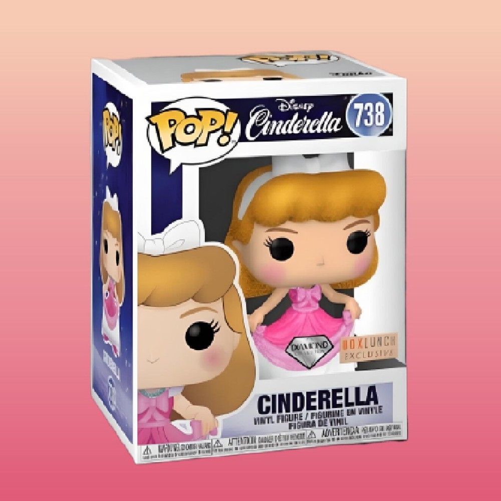 Disney Cinderella Diamond Box Lunch Exclusive Funko Pop 738