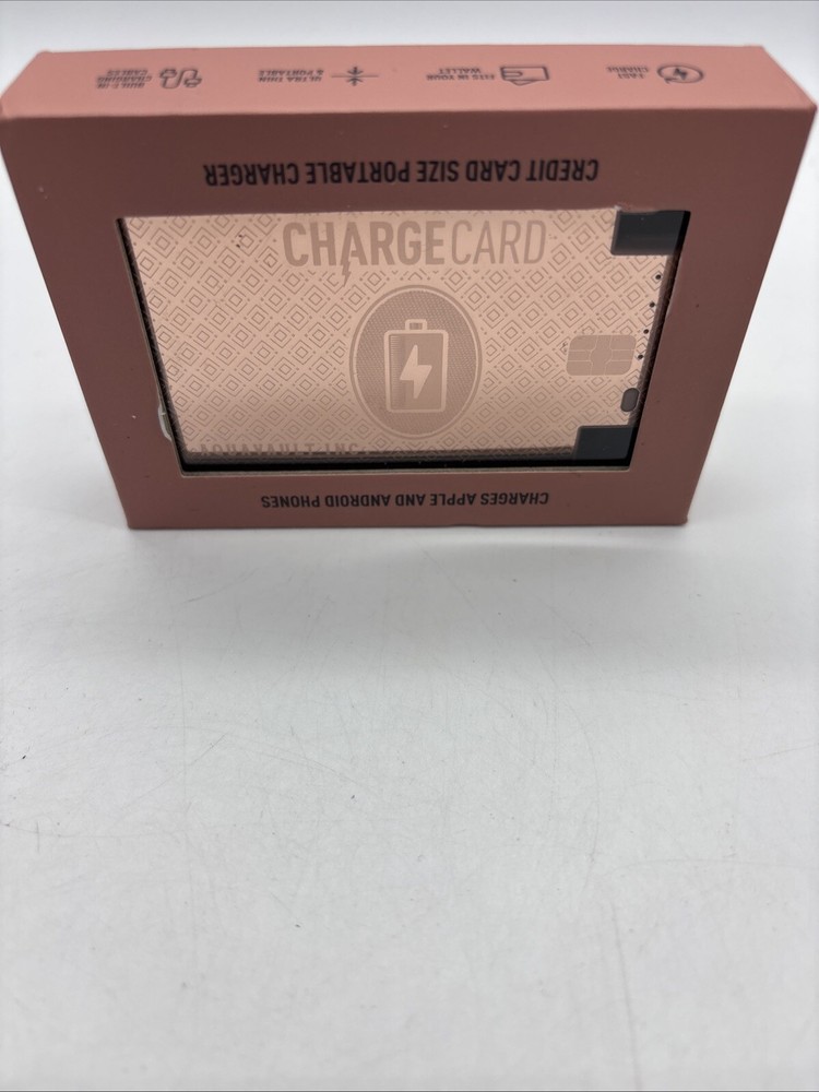 Aquavault Peach 2300mAh Credit Card-Sized Fast 1.5V Phone Charger-image