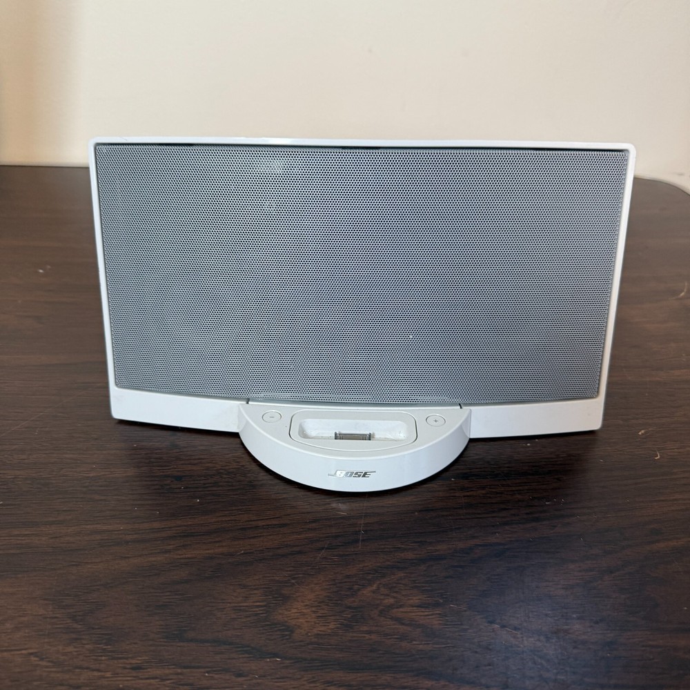 Bose SoundDock Digital Music System Series 1 iPod Speaker Dock White No Wires