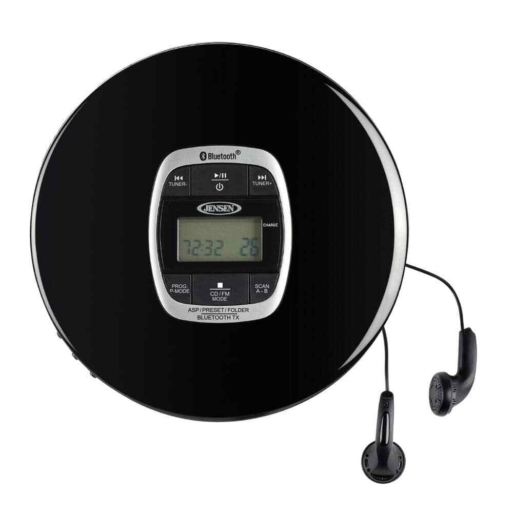 Personal Bluetooth CD Player with Digital FM Radio and Bass Boost