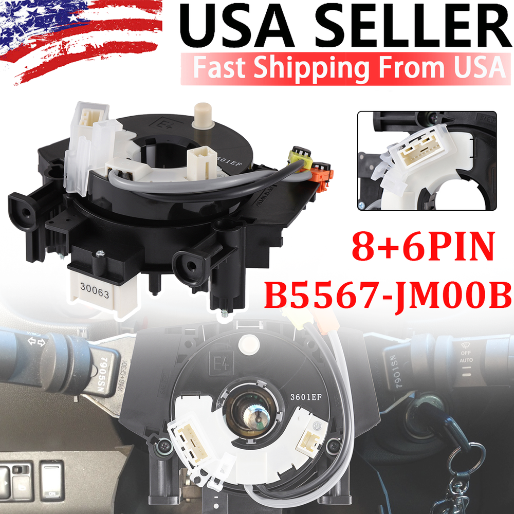 Nissan Rogue 350Z 2008-2013 Clock Spring Spiral Cable B5567JM00B Replacement