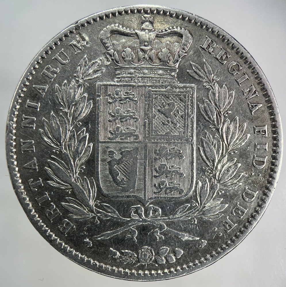1845 Victoria Crown Silver Coin in Exceptional High Grade Condition