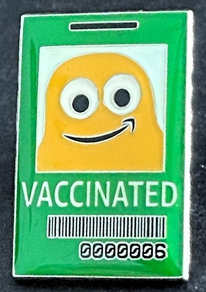 Peccy Vaccinated Badge - Amazon Peccy Pin