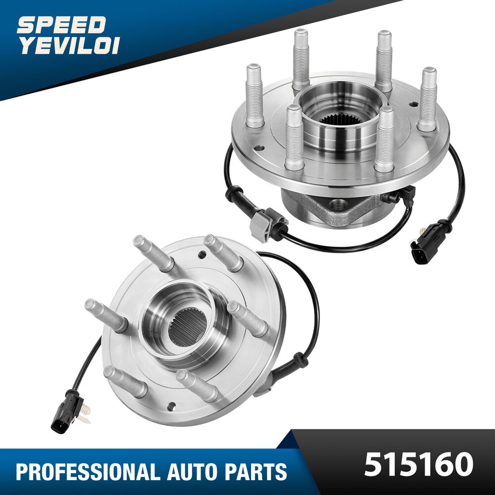 4WD Front Wheel Bearing Hubs for Silverado Sierra 1500 Tahoe Escalade 2014-2018