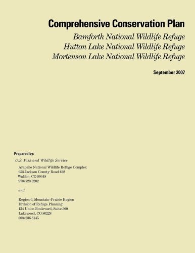 Comprehensive Conservation Plan for Bamforth National Wildlife Refuge in Hutton La
