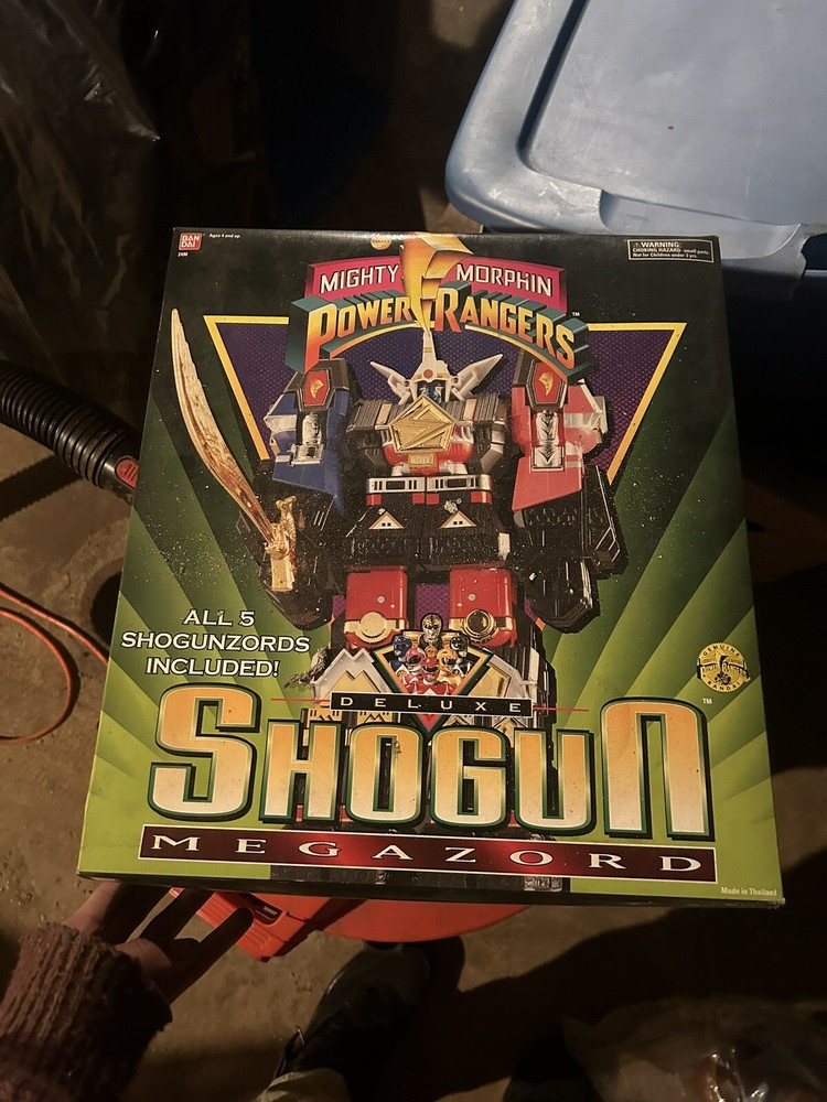 Vintage Mighty Morphin Power Rangers Deluxe Shogun Megazord BOXED {NEW} Rare*