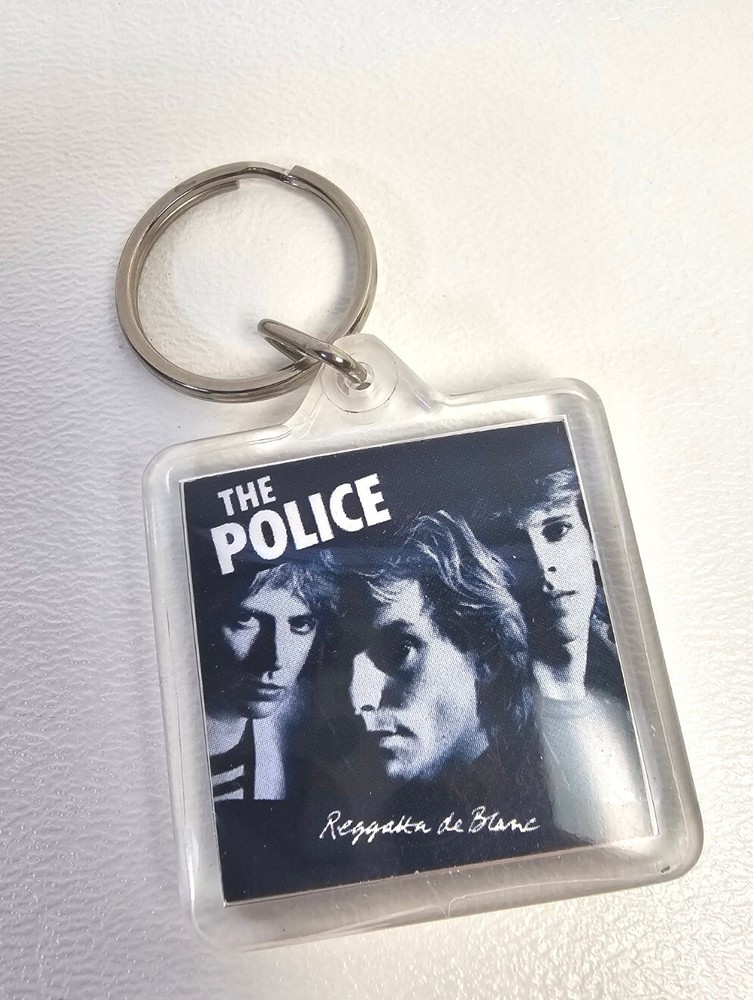 1983 The Police Souvenir Keychain - Regatta De Blanc - Classic Rock Collectible