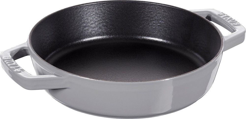 STAUB 40511-660-0 Cast Iron Frying Pan  Grey  20 cm