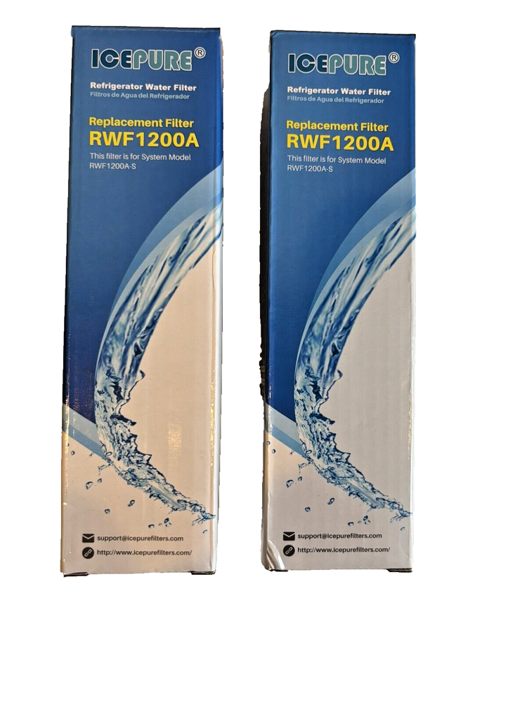 Water Filter Replacement RWF1200A IcePure Lot Of 2