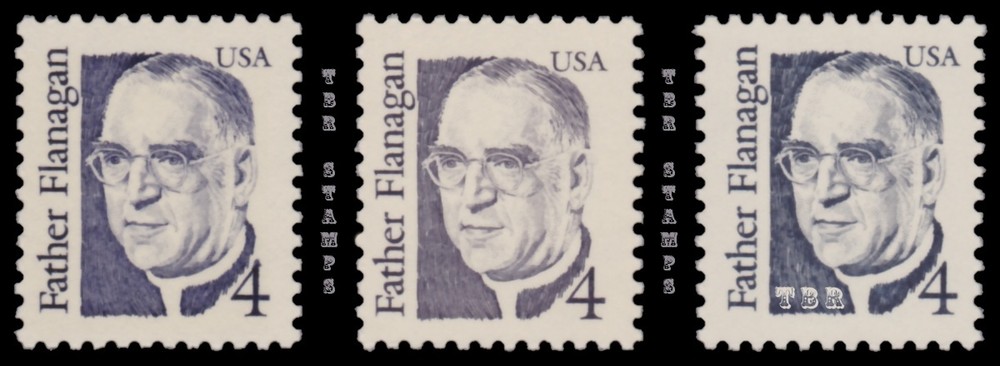 2171 2171a 2171b Father Flanagan 4c Color Set of 3 Great Americans MNH - Buy Now-image