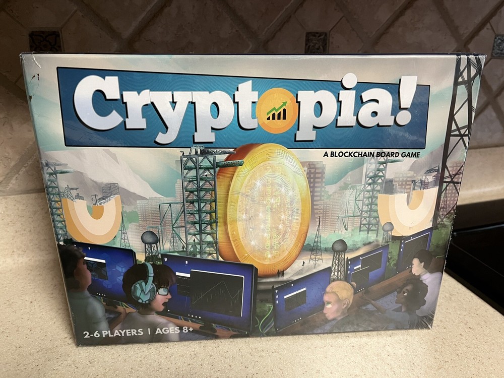 Cryptopia A Blockchain Board Game Cryptocurrency Game Family Fun Tech Invest-image