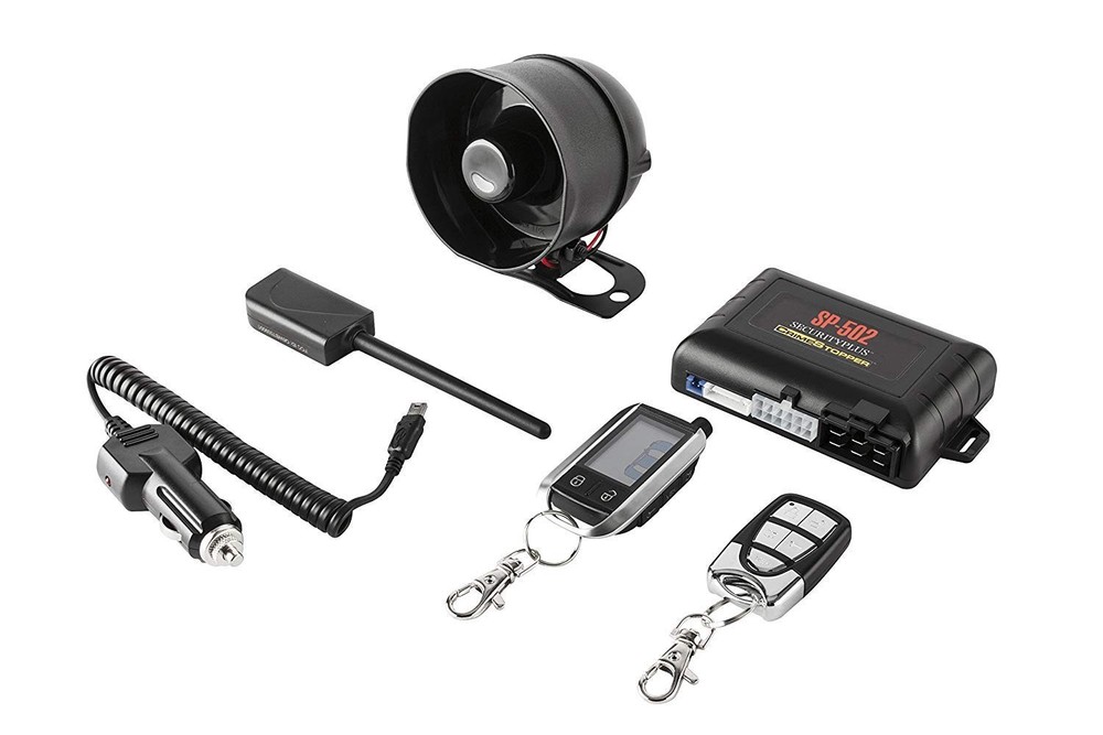 SP-502 2-Way LCD Keyless Entry Remote Start Combo Alarm System