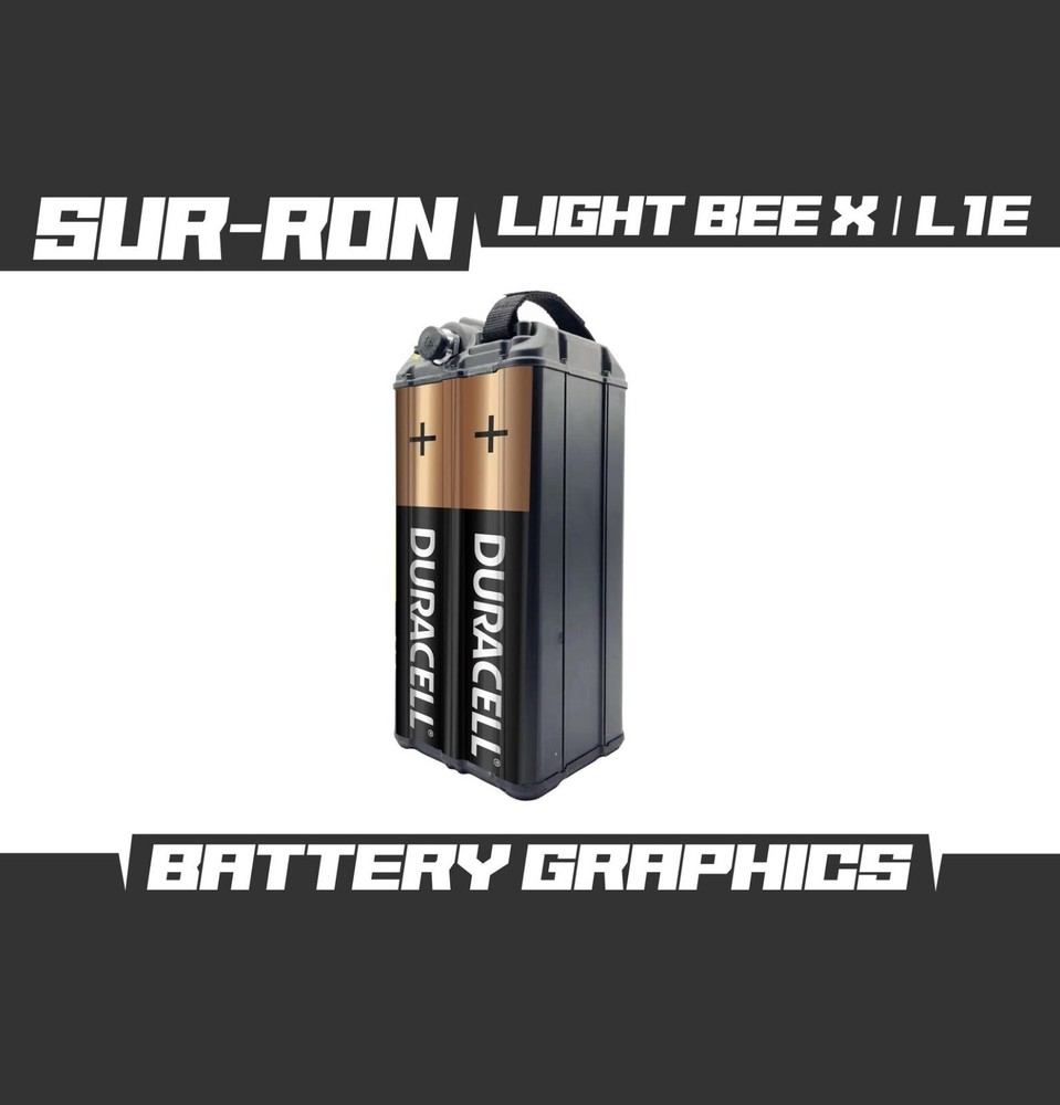 SUR RON LIGHT BEE X Double Battery Style Set Wrap Decal Cover Skin Graphics Kit
