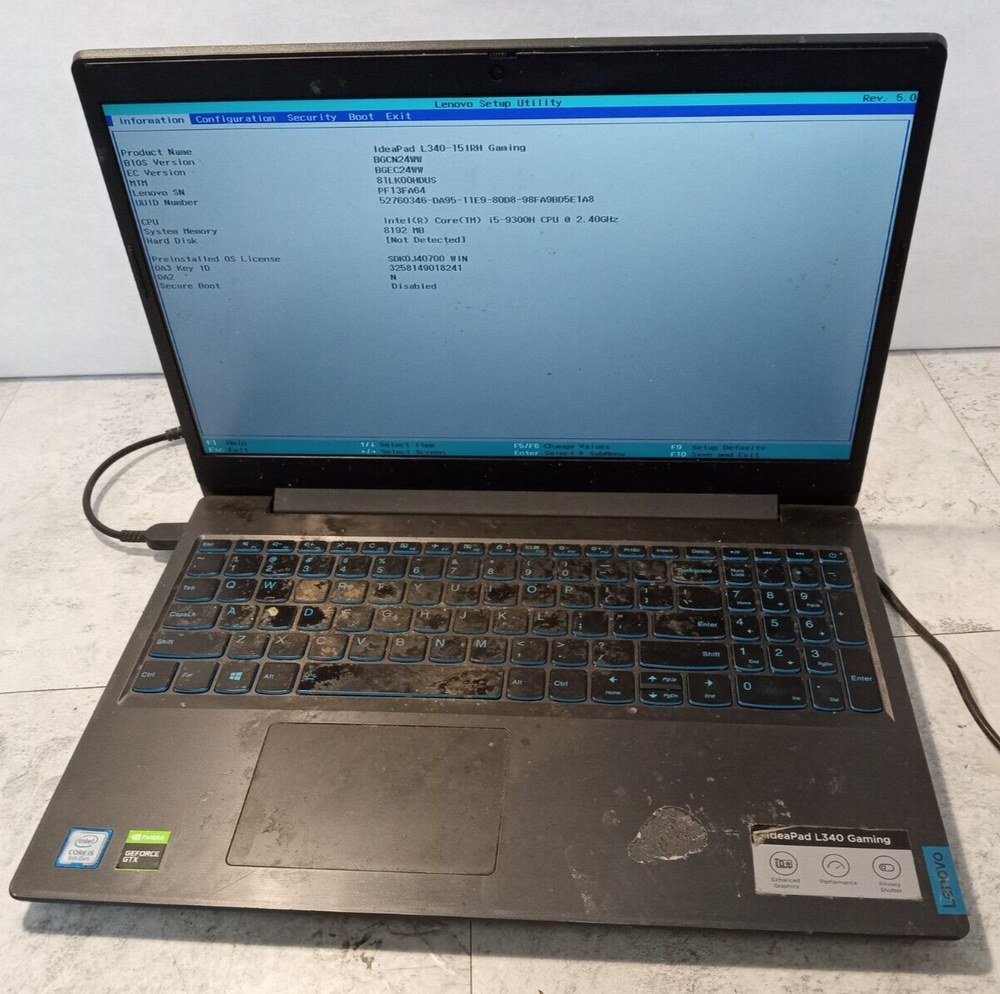 Lenovo IdeaPad L340 Gaming 15.6