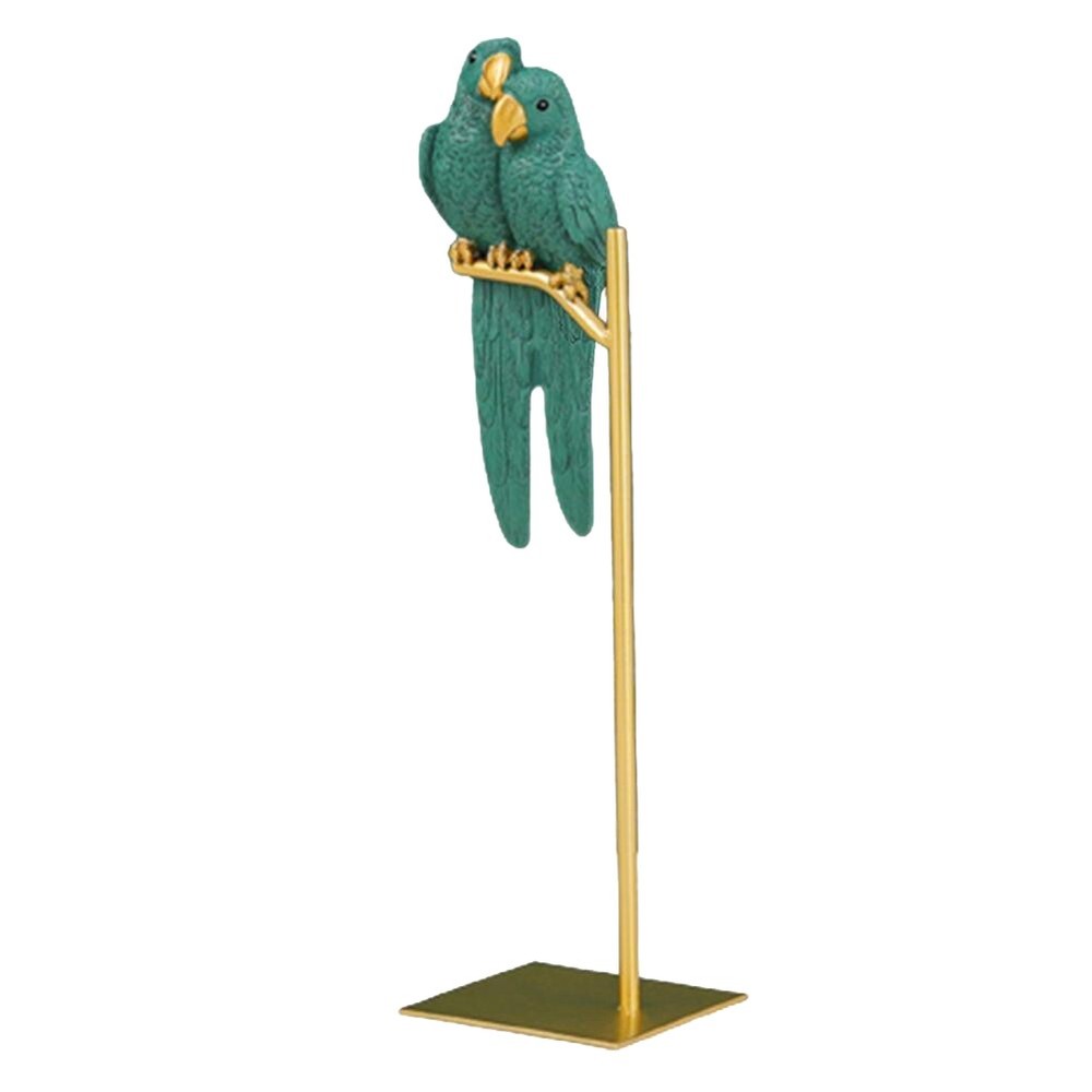 Parrot Sculpture Resin Parrot Statue Bird Animal Decoration Modern Entrance7769