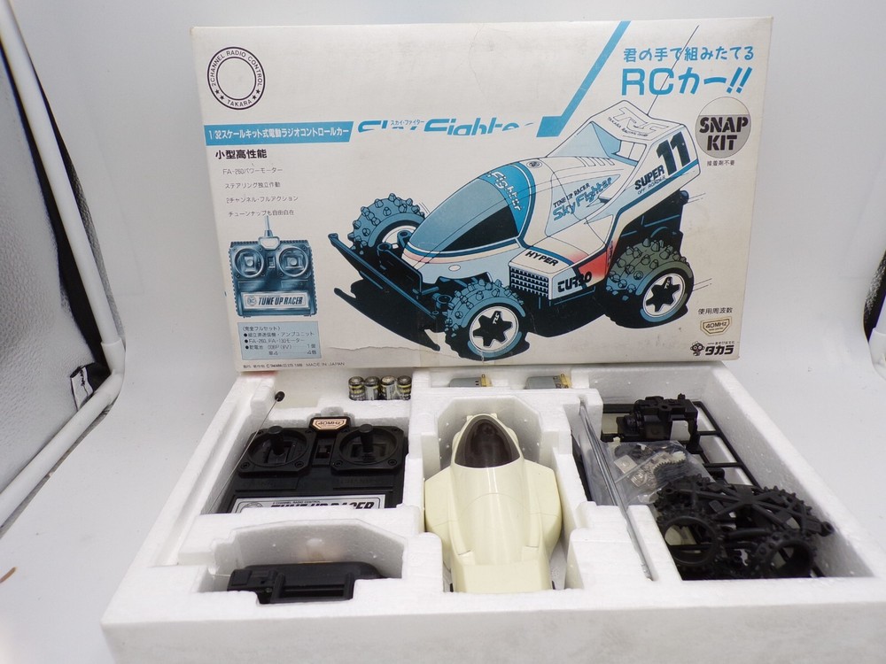Vintage 1988 Takara Japan RC Sky Fighter 1/32 Buggy Kit NOS Tyco Taiyo Nikko