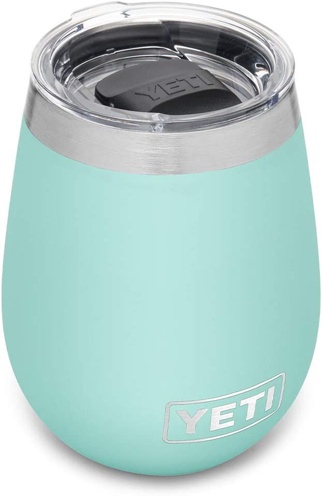 Rambler 10 Oz Wine Tumbler, Vacuum Insulated, Stainless Steel with Magslider Lid